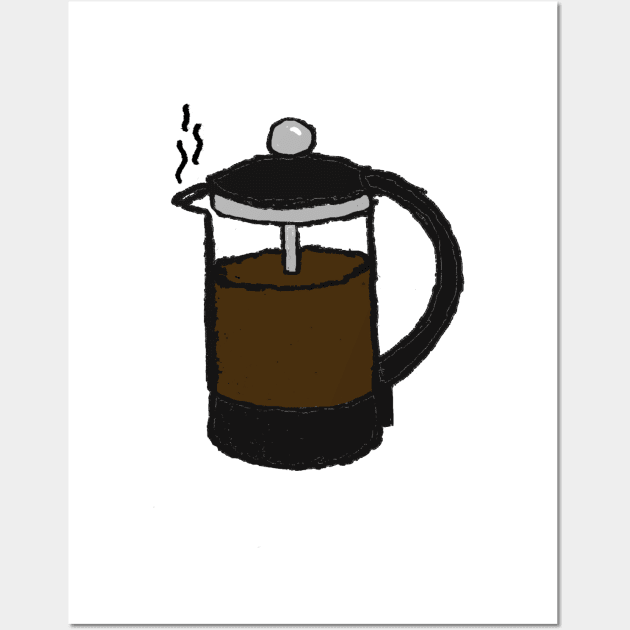 Coffee Plunger Wall Art by wanungara